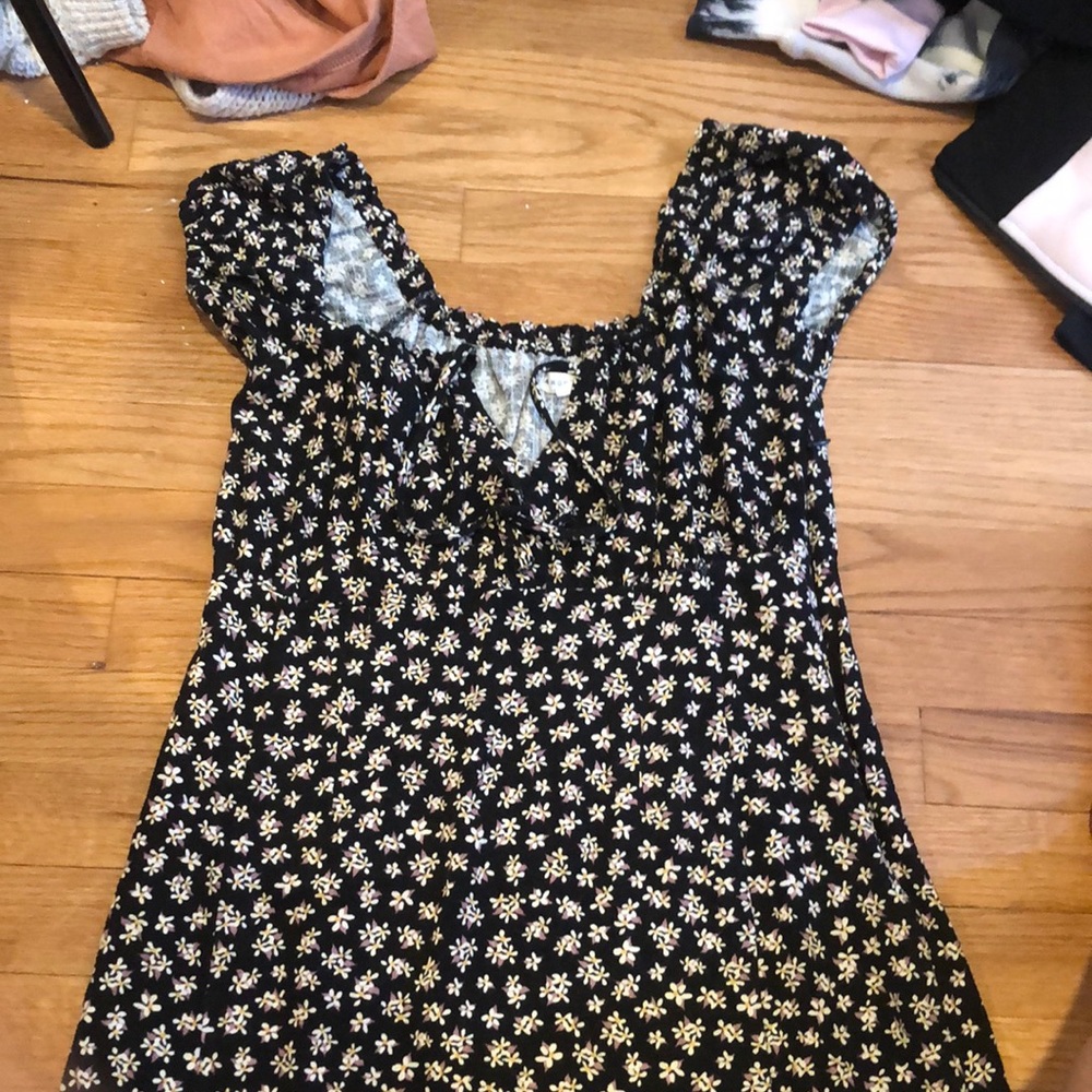 flower flow tie dress!!